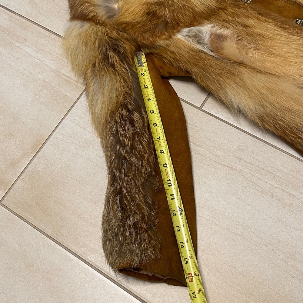 Vintage natural red fox coat - Picture 13 of 14